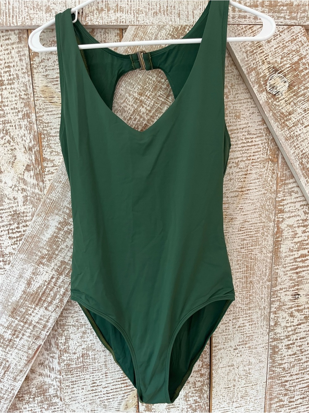 Andie Swim Woman’s Large Green One-Piece Swimsuit
